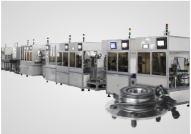 What advanced technologies does the assembly equipment use in the riveting assembly process?